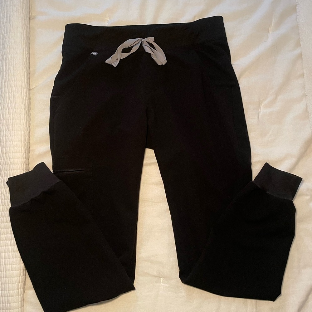 Black FIGS joggers